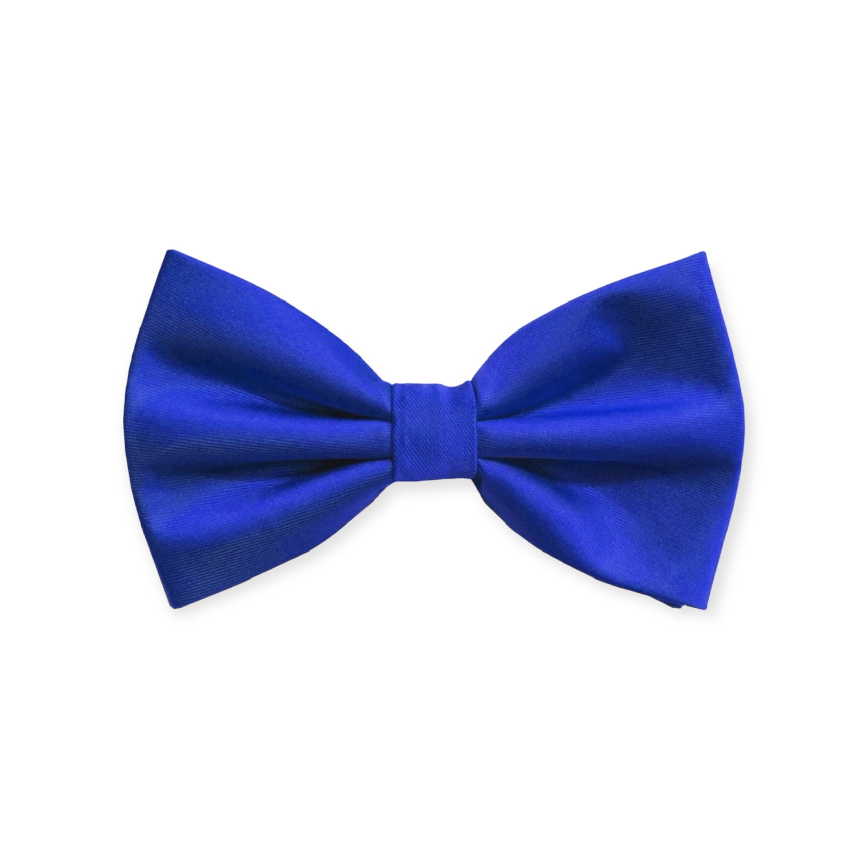 Solid Royal Blue Bow Tie and Hanky